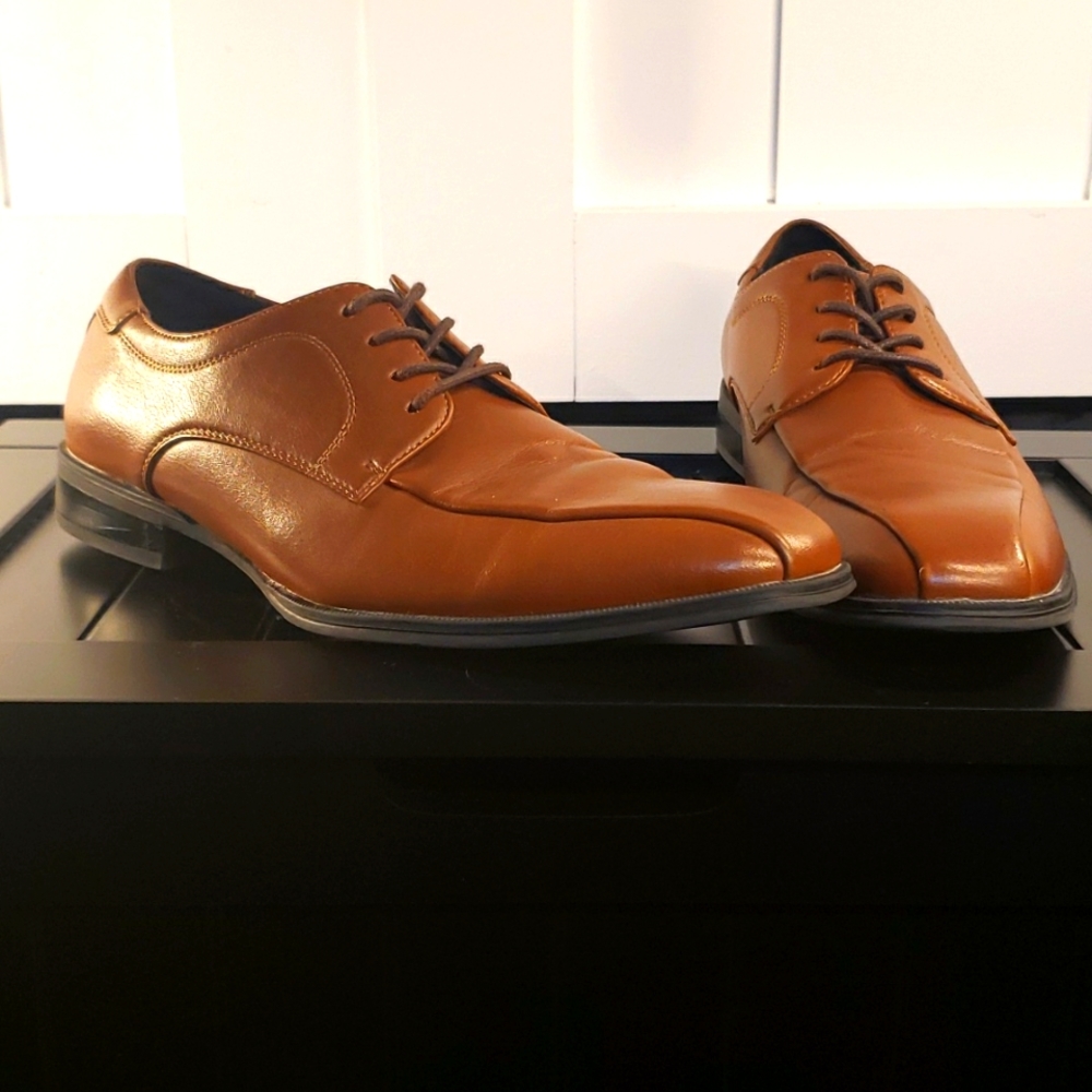 Mens Dress Shoes Alfani Seth Oxford Brown Black 7